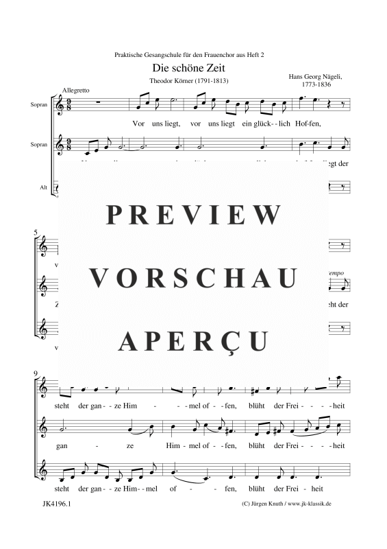 gallery: Die schöne Zeit, , Frauenchor SSA