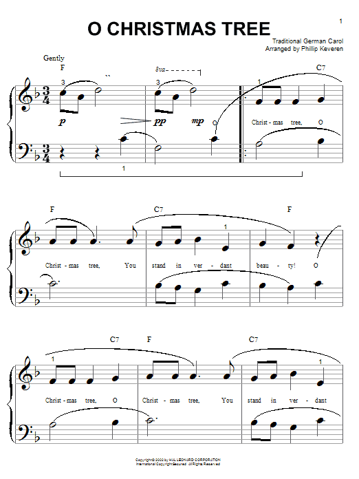 Produktbild zu: O Christmas Tree (arr. Phillip Keveren)