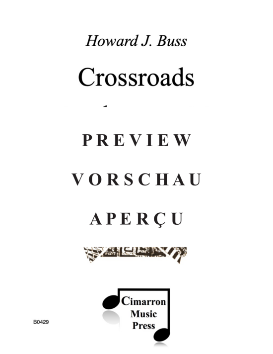 Product gallery: Page 2 of 21 Crossroads , , (4-part trombone ensemble and 8 percussionists - complete set)