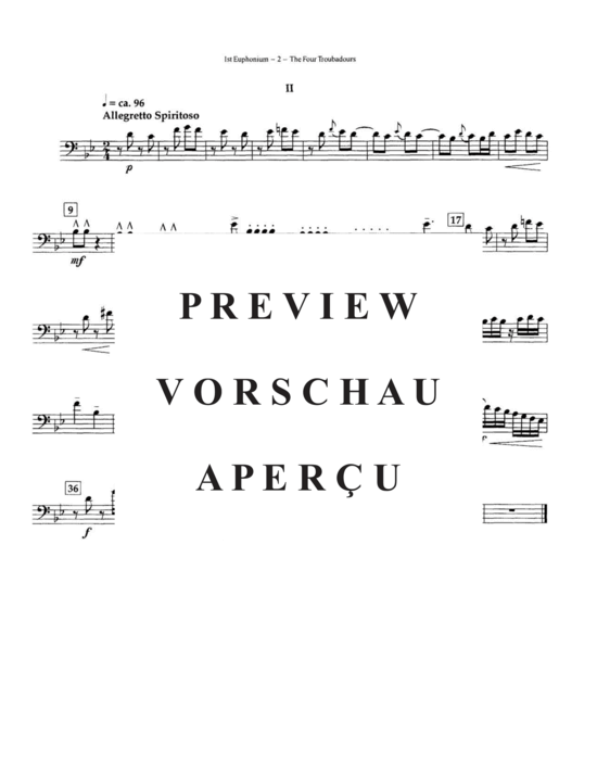 Product gallery: Page 17 of 21 The Four Troubadours , , (Tuba Quartett EETT)