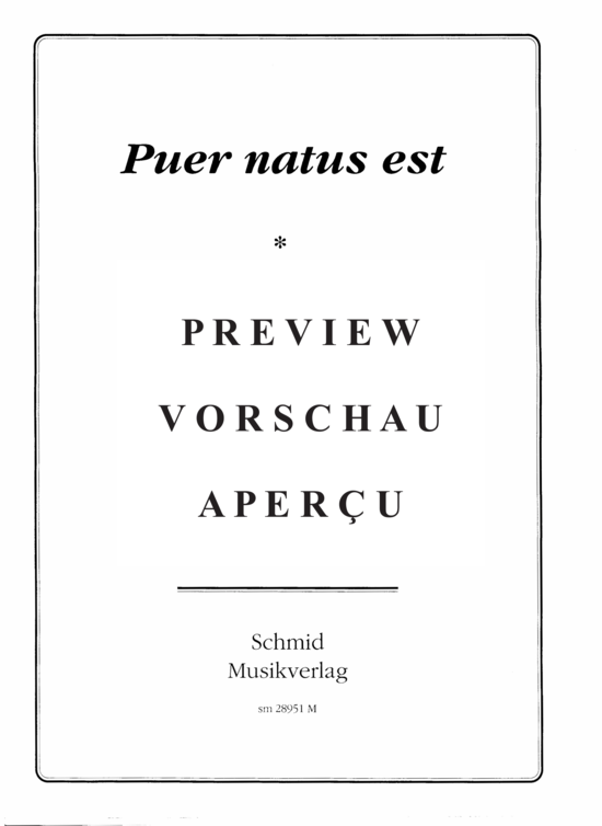 Product gallery: Page 2 of 9 Puer Natus est , , (male choir)