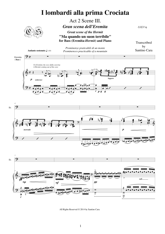 Produktbild zu: I Lombardi - (Act 2-III) - Ma quando un suon terribileGiuseppe Verdi