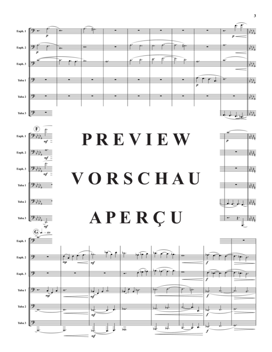 Product gallery: Page 4 of 21 Tubaphonium Overture , , (3x Baritone, 3x Tuba)