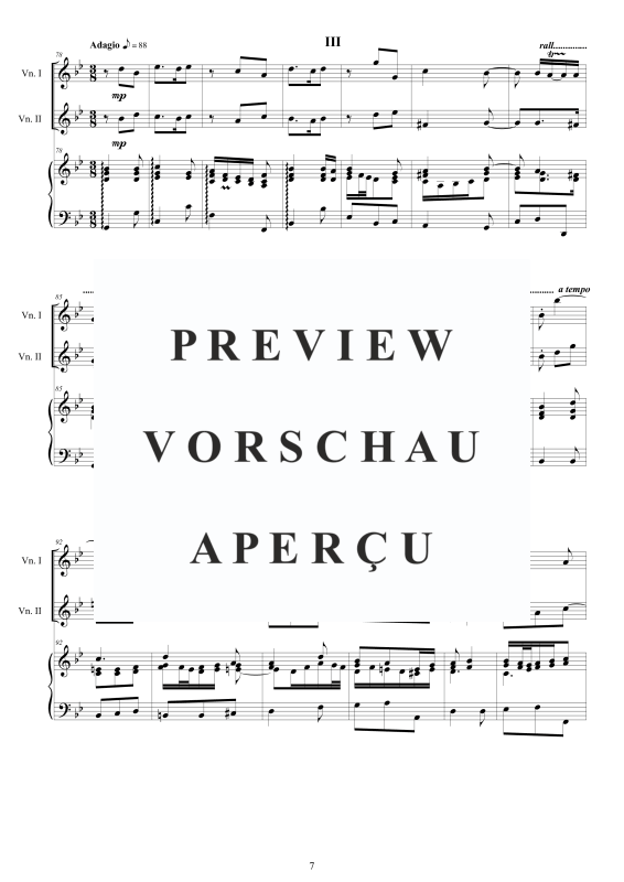 Produktgalerie: Seite 8 von 11 Trio Sonata No.4 in G-Moll Op.1, , 2 Violinen und Cembalo