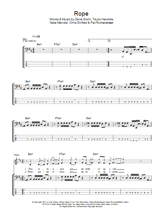 Produktbild zu:  Rope - Foo Fighters