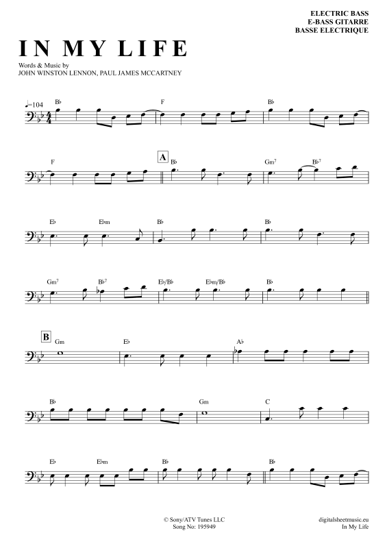 Produktbild zu: In My LifeThe Beatles