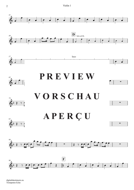 gallery: Trompeten Echo , Avsenik , Slavko, (Violinen Trio + Klavier)