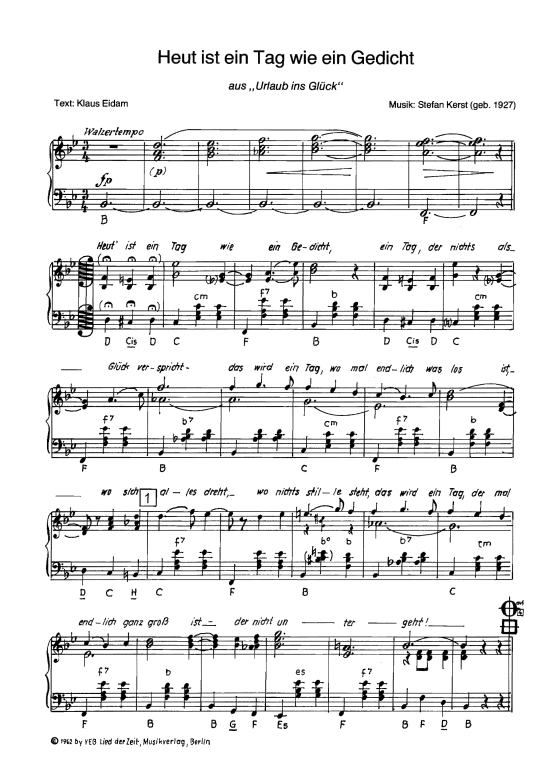 Product picture to: Heut ist ein Tag wie ein Gedicht aus: Urlaub ins Glück