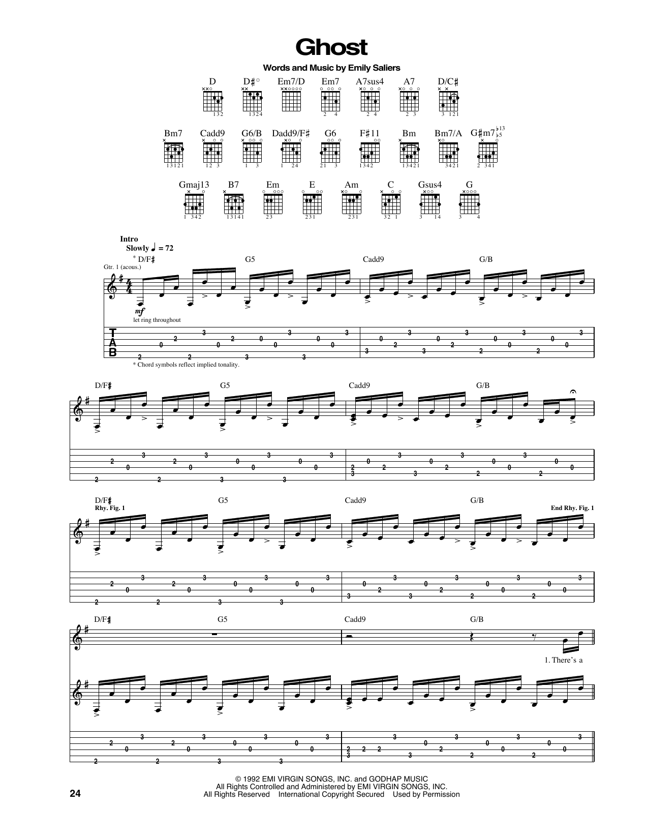 Produktgalerie: Seite 1 von 1 Ghost, Indigo Girls, Gitarre