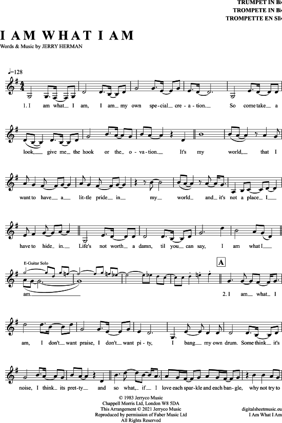 Produktbild zu: I Am What I Am Gloria Gaynor