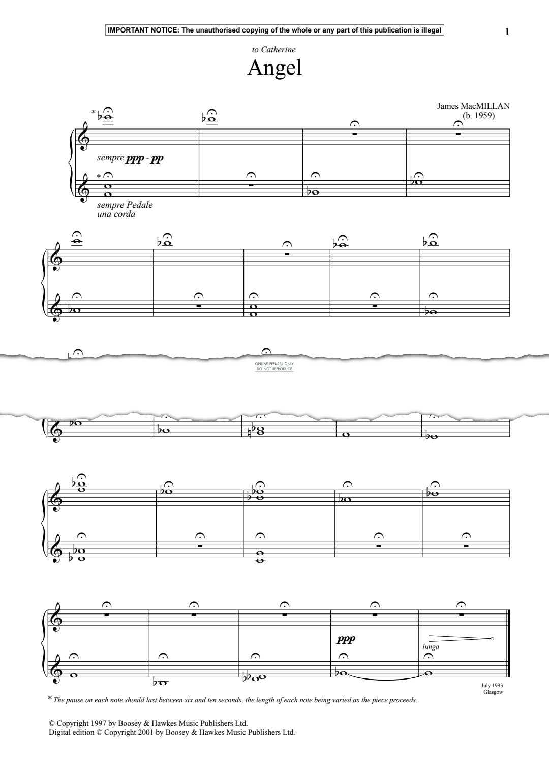 Produktgalerie: Seite 1 von 1 Angel, James MacMillan, Klavier