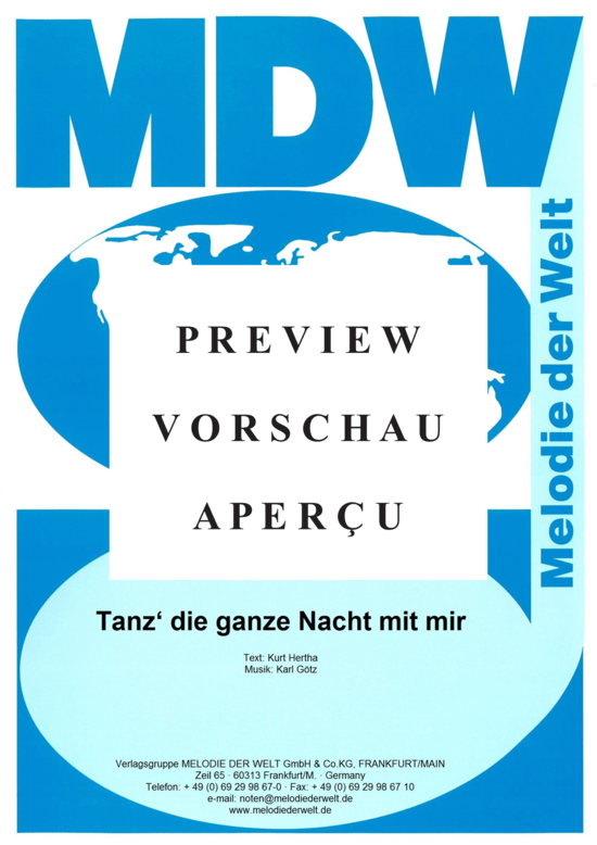 Produktgalerie: Seite 2 von 4 Tanz die ganze Nacht mit mir , Wendland, Gerhard, Klavier und Gesang