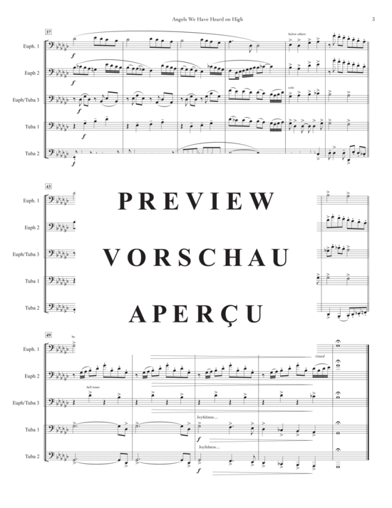 Product gallery: Page 5 of 13 Angels We Have Heard on High , , (Tuba Ensemble EEETT/EETTT)