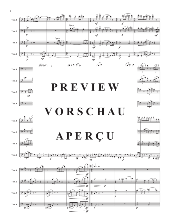 Product gallery: Page 4 of 14 Sinuations , , (Trombone Quartet)