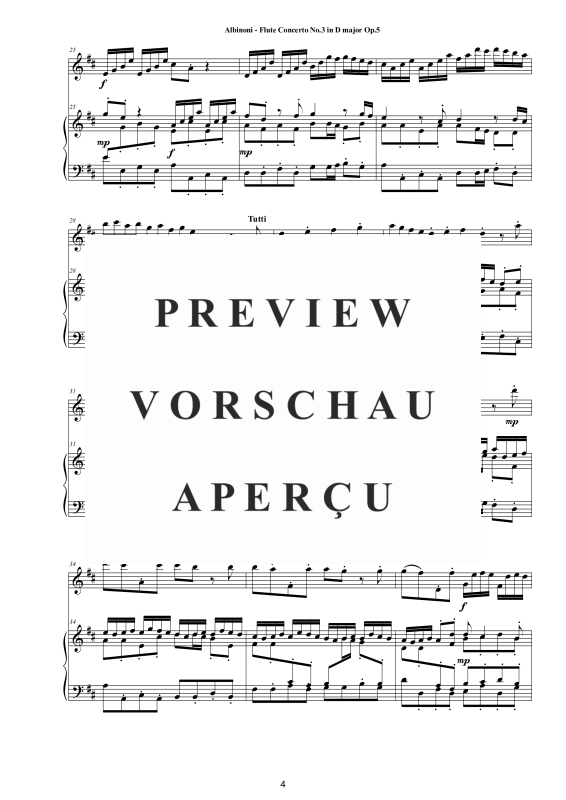 Product gallery: Page 5 of 11 Flute Concerto No.3 in D-Dur Op.5, , Flute and Piano (Harpsichord)
