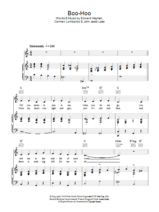Product gallery: Page 1 of 1 Boo-Hoo, Guy Lombardo
