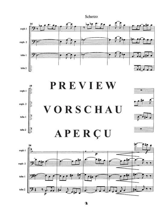 Product gallery: Page 4 of 17 Scherzo , , (Tuba Quartett EETT)