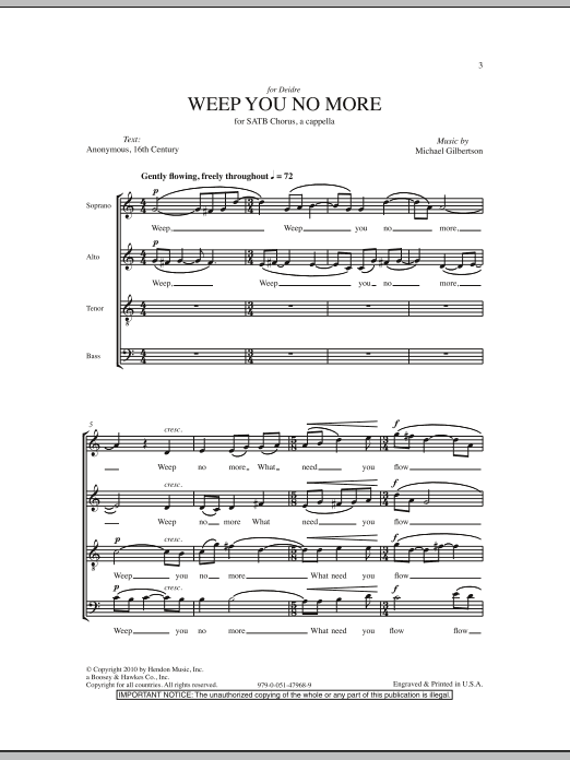 Produktbild zu: Weep You No More