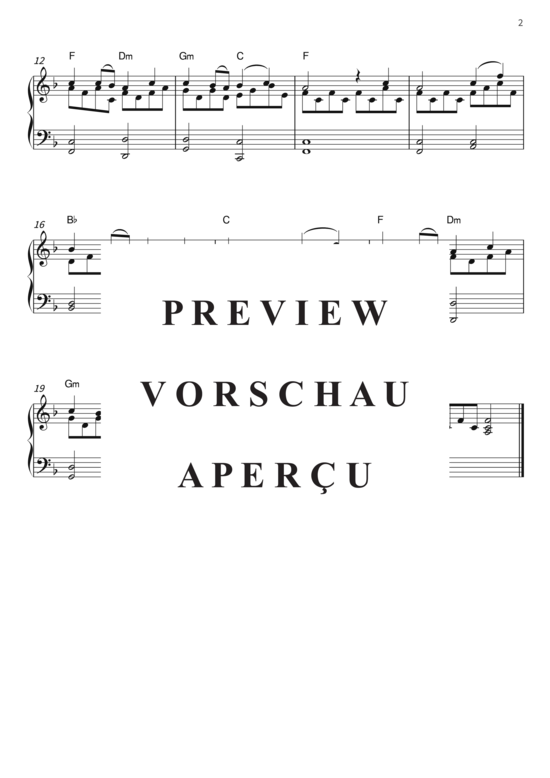 Produktgalerie: Seite 5 von 5 Ade zur guten Nacht - Wiegenlied , , Klavier Solo