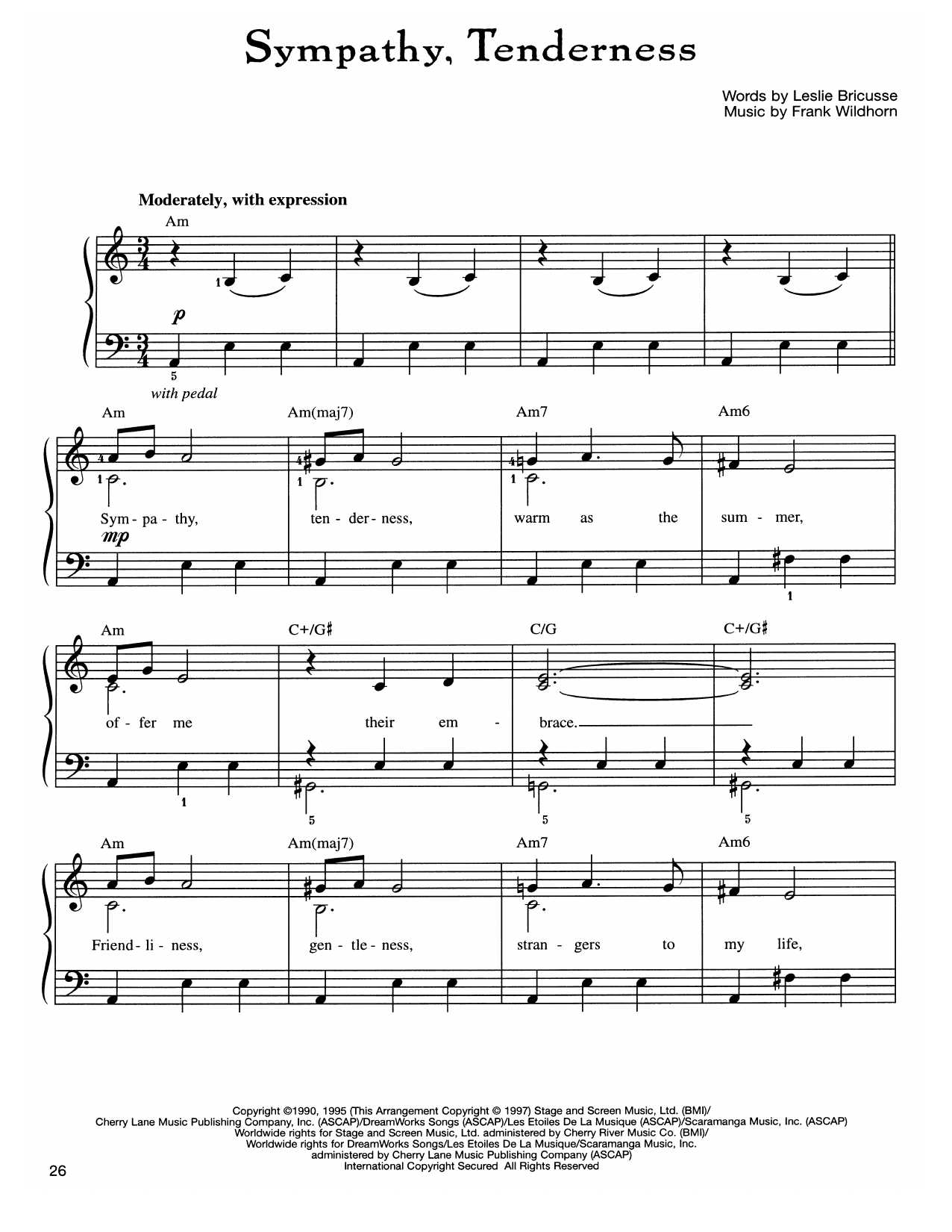 Produktbild zu: Sympathy, Tenderness