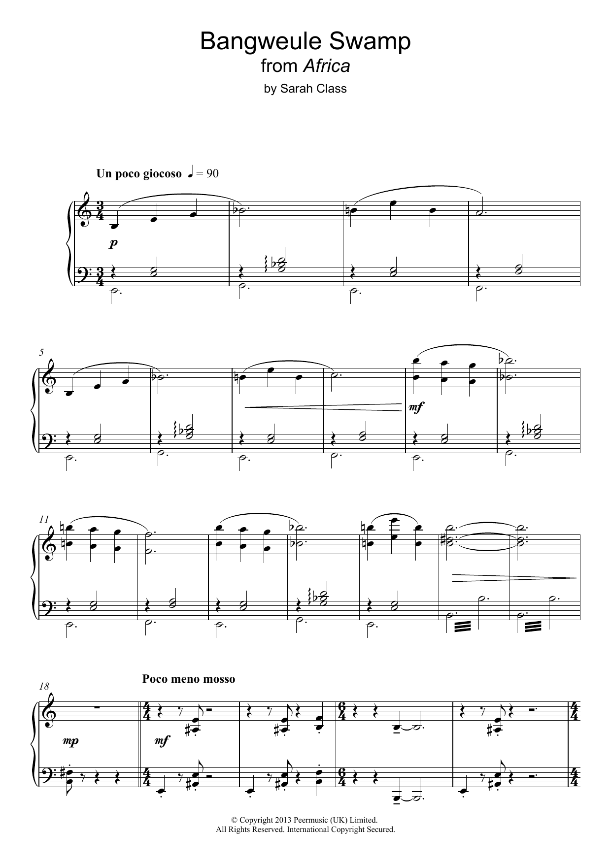 Produktbild zu: Bangweule Swamp (from 'Africa')