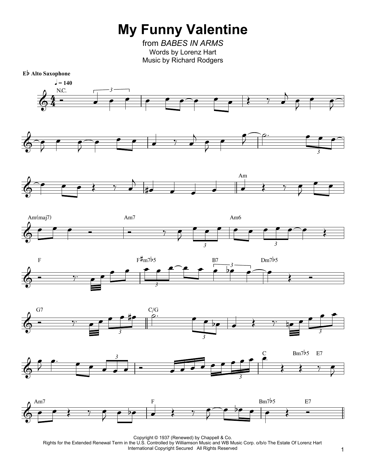 Product gallery: Page 1 of 1 My Funny Valentine, Bud Shank