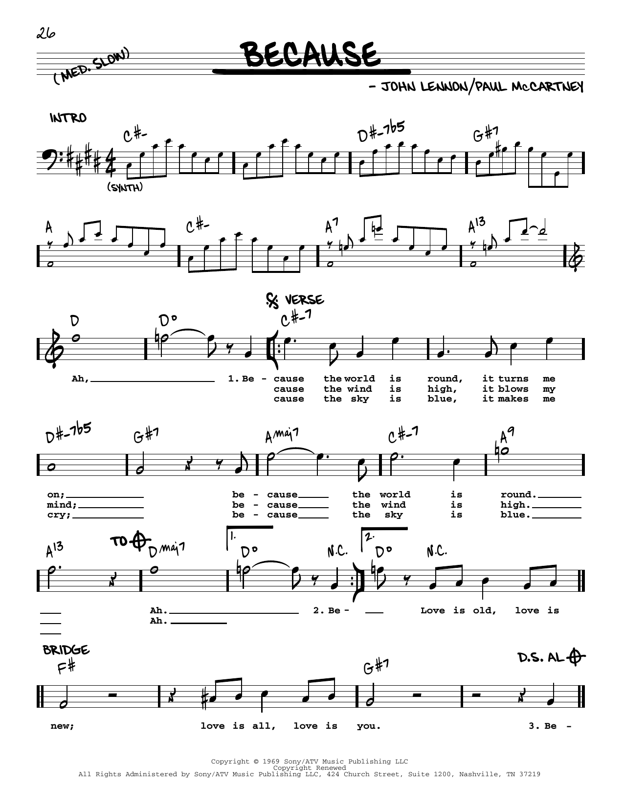Produktbild zu: Because [Jazz version]