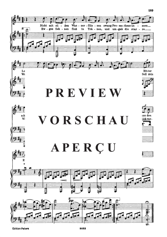 gallery: Lob der Tränen D.711 , , (Gesang hoch + Klavier)