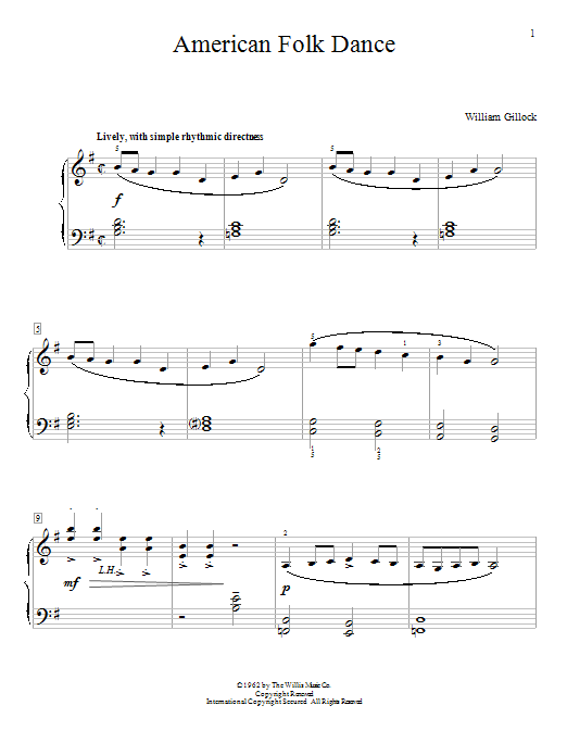 Produktbild zu: American Folk Dance