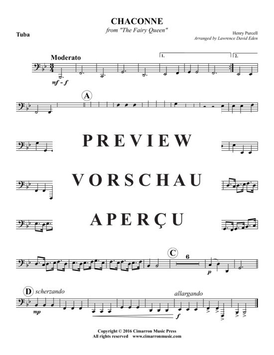 Produktgalerie: Seite 10 von 10 Chaconne , , (Blechbläserquintett)