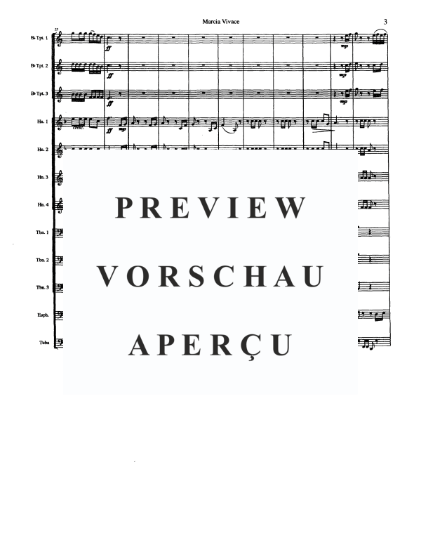 Produktgalerie: Seite 4 von 11 Marcia Vivace, , Posaunenchor 12-stimmig