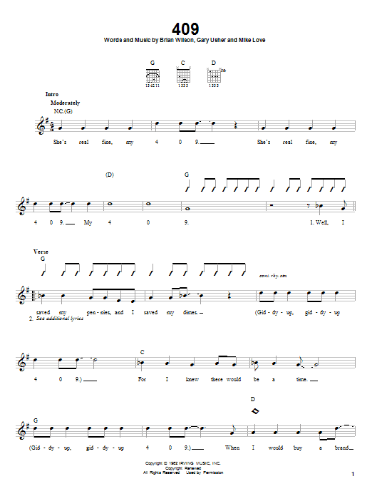 Product gallery: Page 1 of 1 409, The Beach Boys