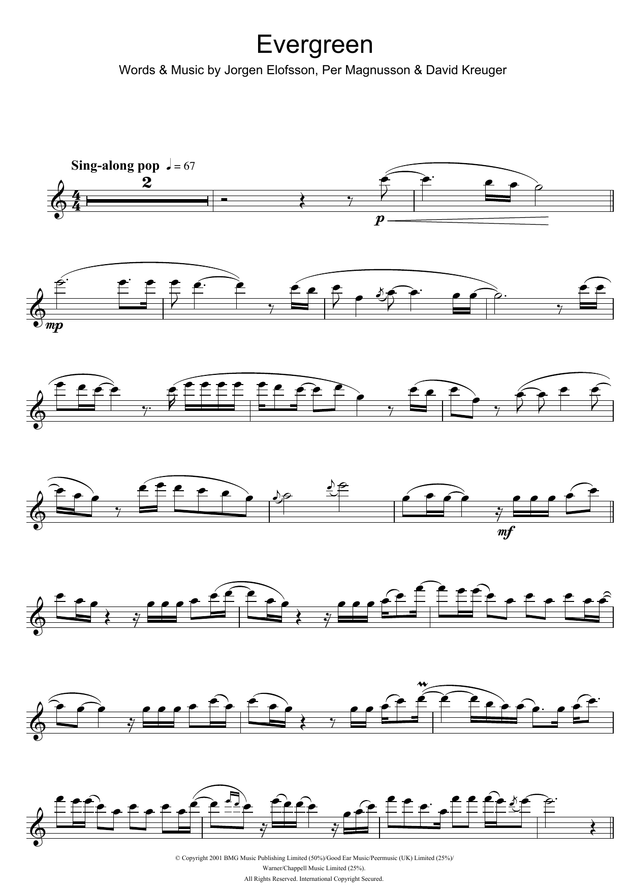 Product gallery: Page 1 of 1 Evergreen, Will Young