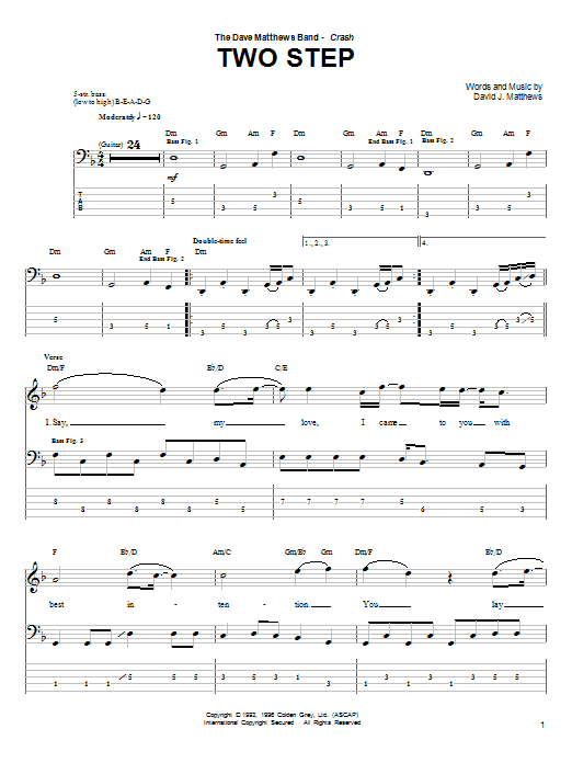 Produktgalerie: Seite 1 von 1 Two Step, Dave Matthews Band, E-Bass