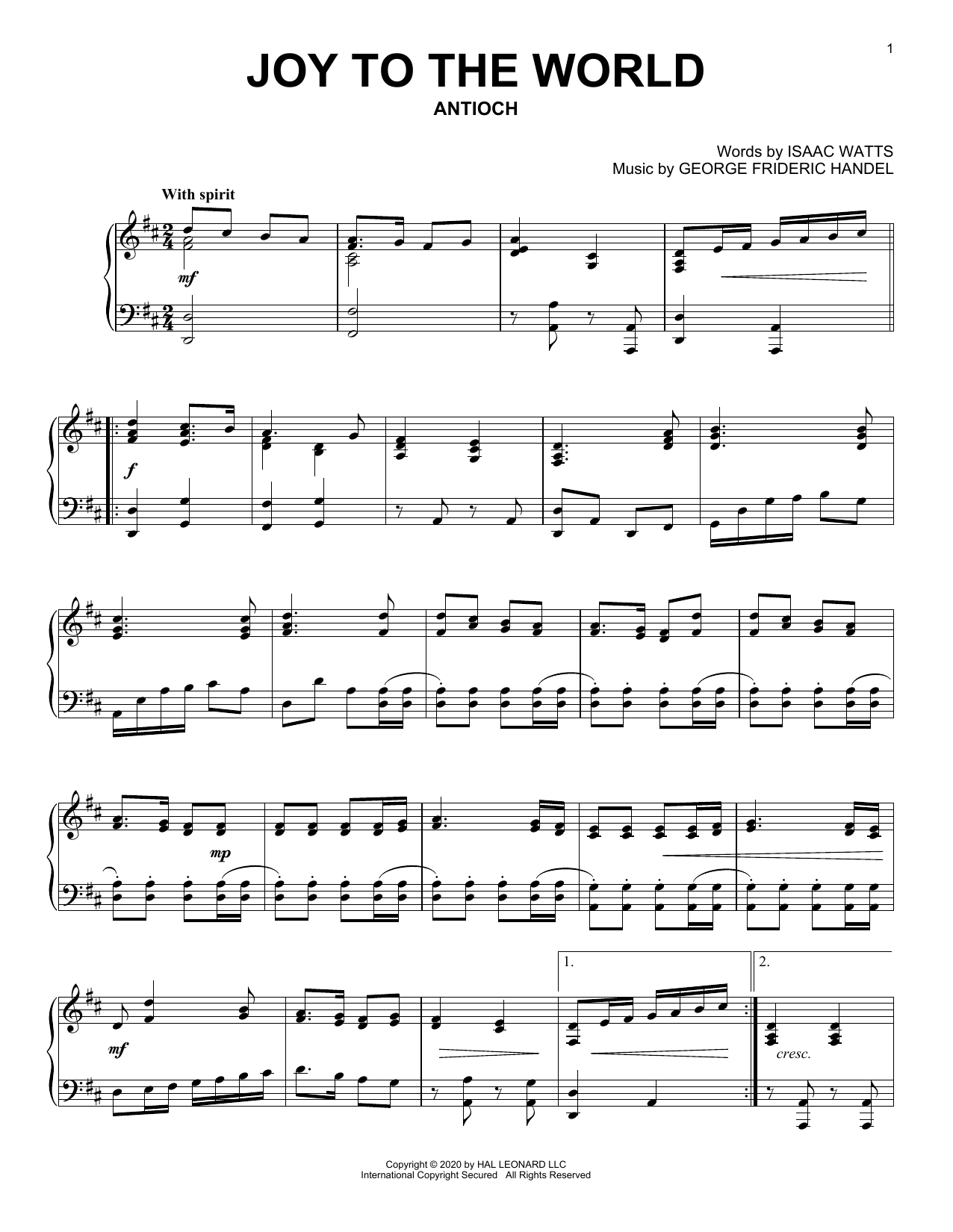 Produktbild zu: Joy To The World