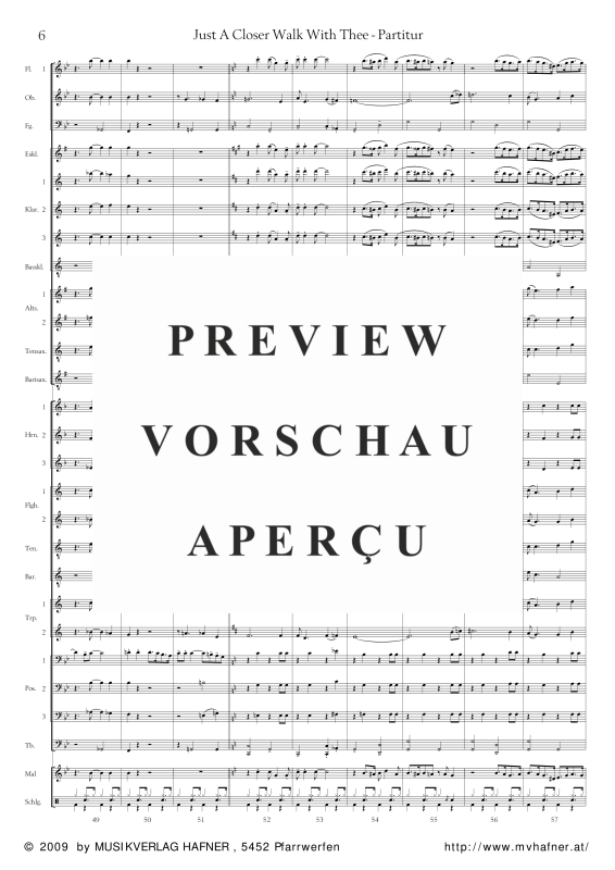 Product gallery: Page 10 of 11 Just A Closer Walk With Thee, , (large wind orchestra)