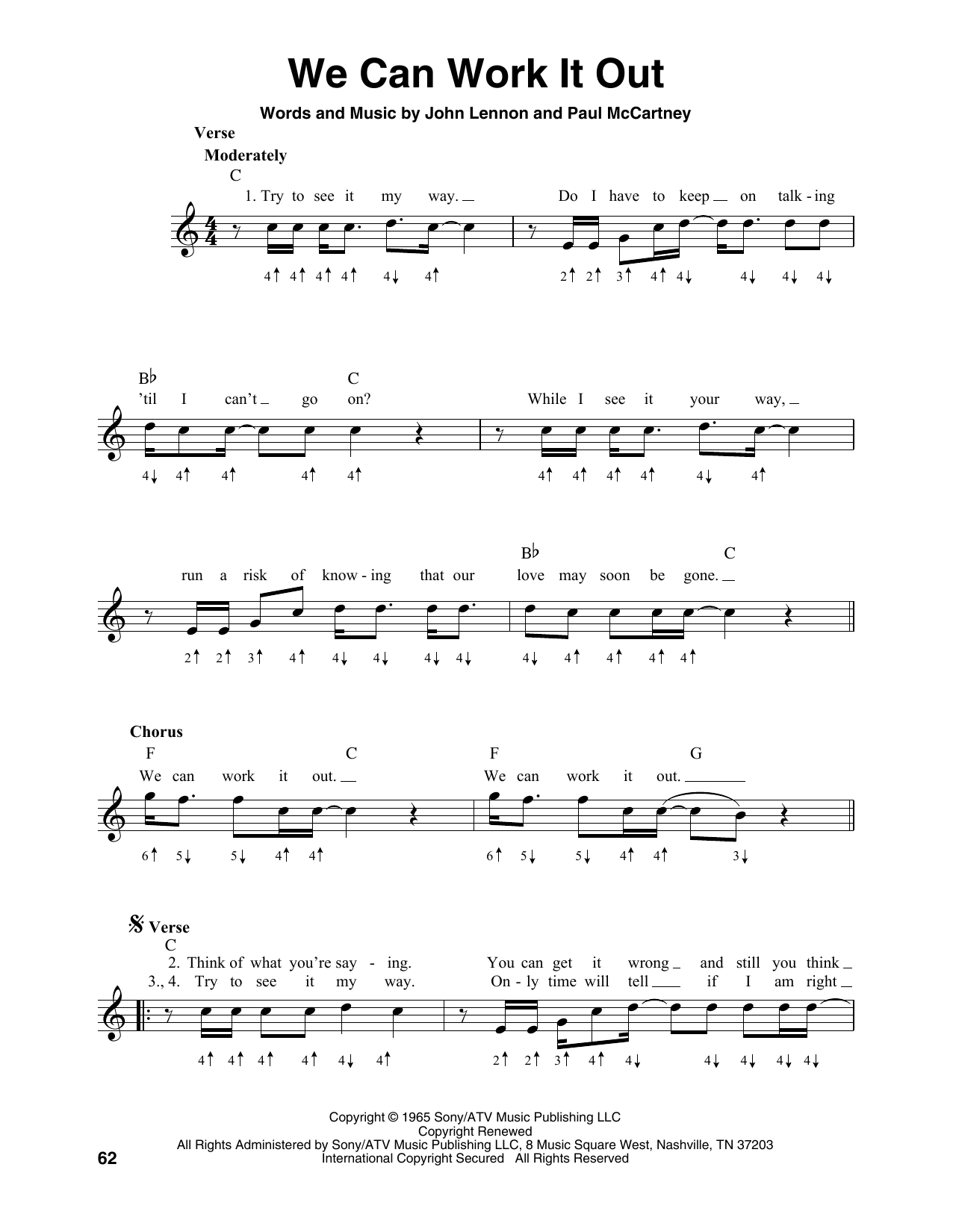 Product gallery: Page 1 of 1 We Can Work It Out, The Beatles
