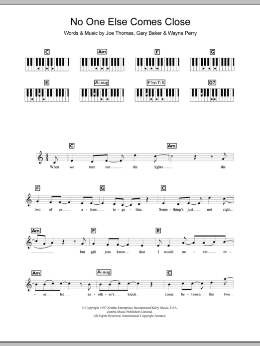 Produktbild zu: No One Else Comes Close