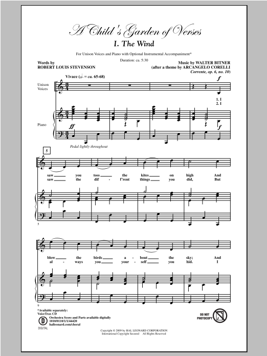 Product picture to: A Child's Garden of Verses (Set I)