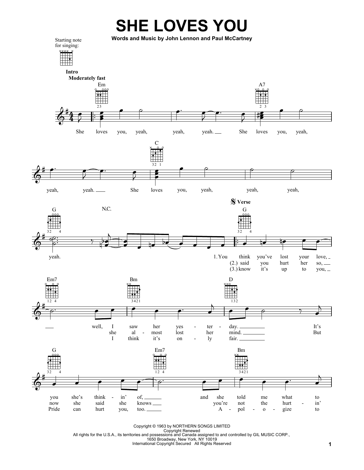 Produktbild zu: She Loves You