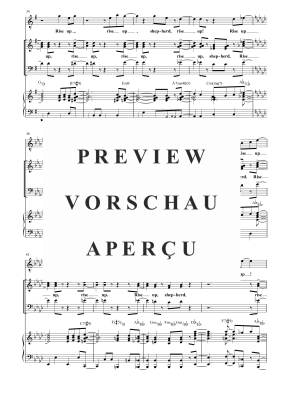 gallery: Rise Up Shepherd And Follow (Follow the Star), , Gemischter Chor SAB und Klavier