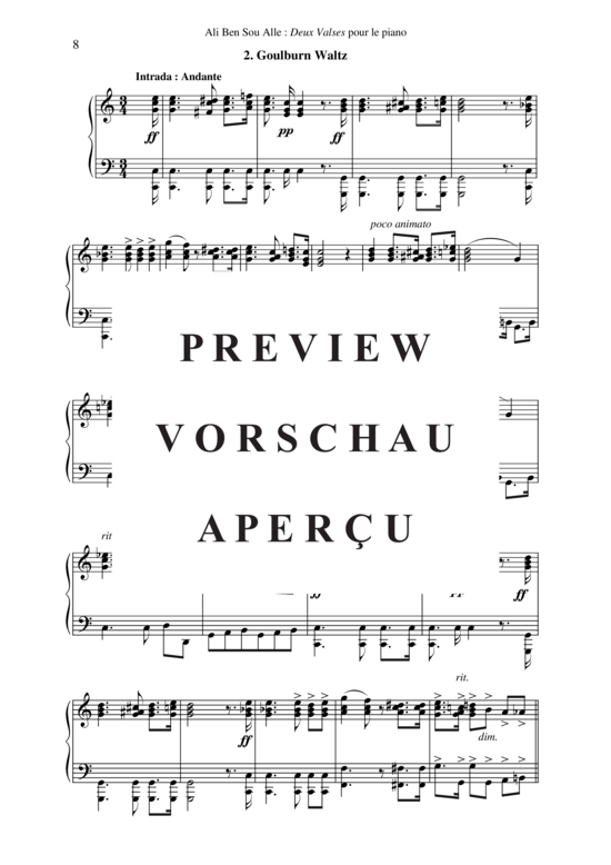 Product gallery: Page 9 of 14 Deux Valses , , Piano Solo