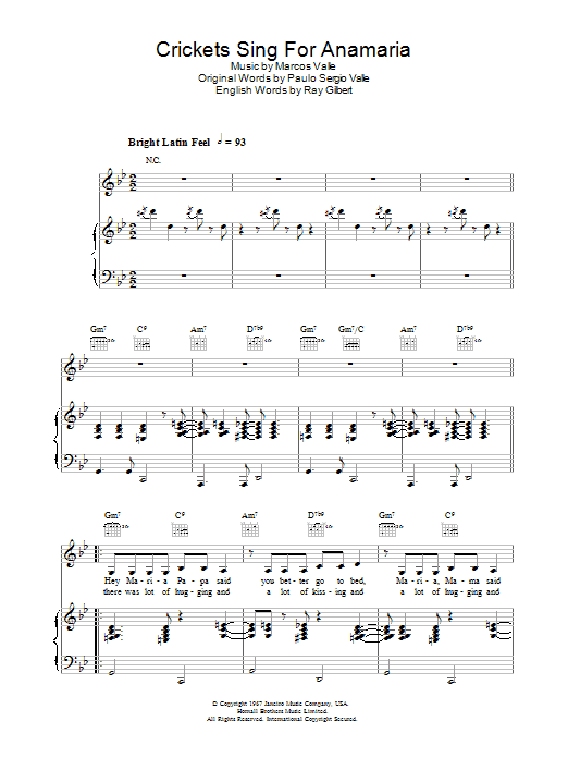 Produktbild zu: Crickets Sing For Anamaria