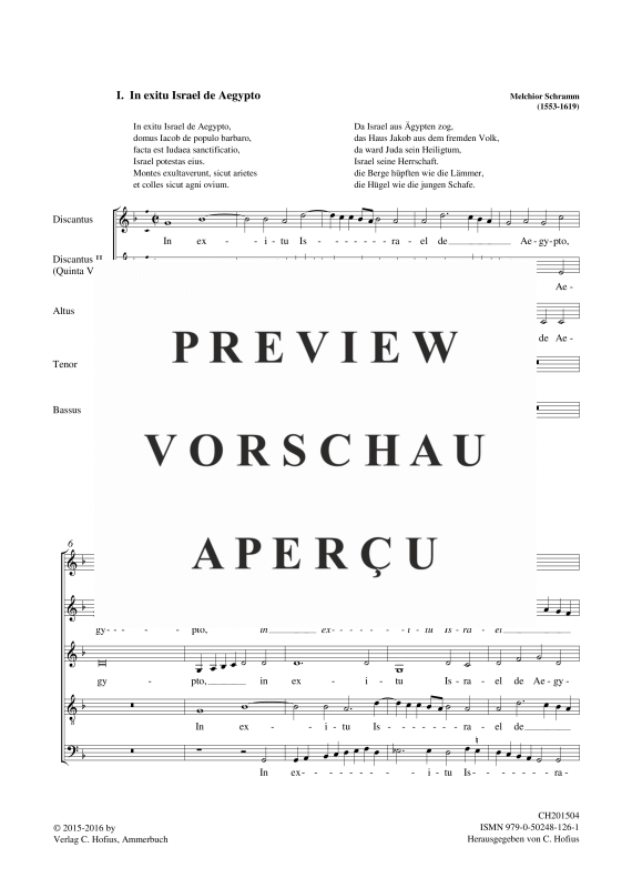 Produktgalerie: Seite 9 von 11 Cantiones Selectae (1606), , Gemischter Chor 5-8 stimmig