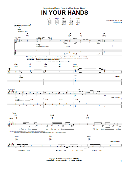Produktbild zu: In Your Hands