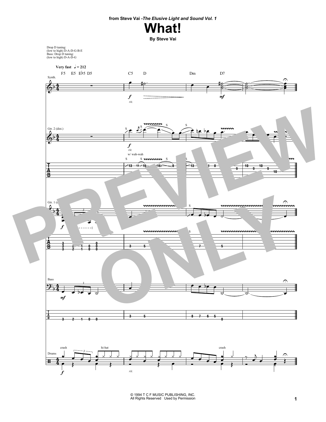 Produktgalerie: Seite 1 von 1 What!, Steve Vai, Gitarre