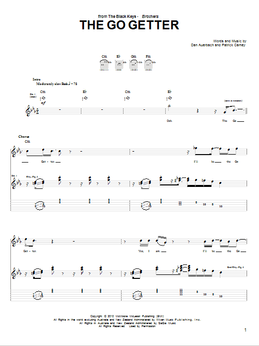 Product gallery: Page 1 of 1 The Go Getter, The Black Keys