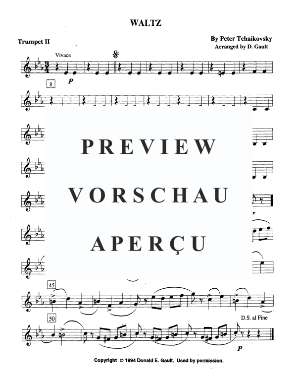 Produktgalerie: Seite 9 von 11 Waltz, , Blechbläser Quartett 2 Trompeten und 2 Posaunen