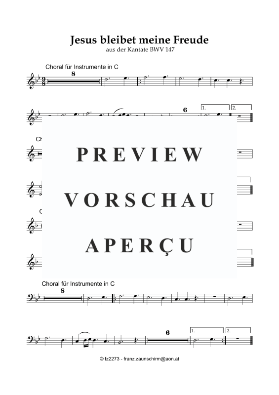 Produktgalerie: Seite 8 von 8 Jesus bleibet meine Freude, , Querflöte und Orgel