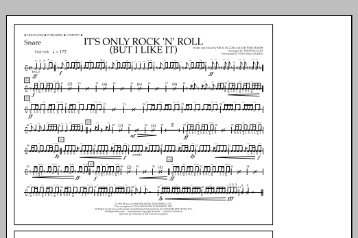 Produktbild zu:  It's Only Rock 'n' Roll (But I Like It) - Snare - Tom Wallace